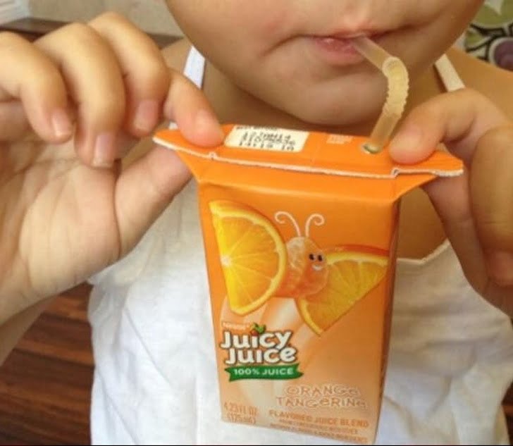 Letting children spill the juice