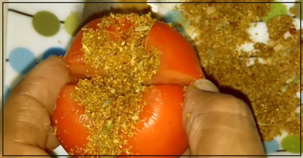 ભરેલાં રિંગણ તો બહું બનાવ્યા, આજે બનાવો ભરેલાં ટામેટાં 4 Bharela Tameta Recipe 3