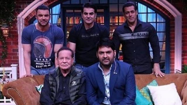 The Kapil Sharma show Salman Khan Salim Khan Salman s Mom Servant 1546849252