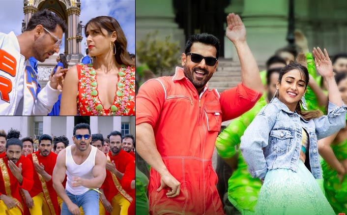 ફિલ્મ પાગલપંતીનું નવું સોંગ થયું રિલીઝ 2 pagalpanti song tum par hum hai atke john abraham ileana dcrus groove to the peppy number old school way 001