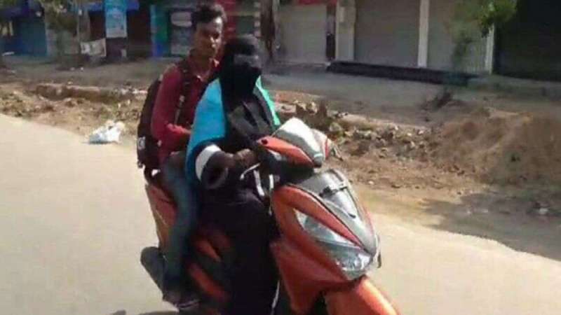 પુત્ર માટે માતા બની તરણહાર,પુત્રને ઘરે લાવવા માટે સ્કૂટી લઈને કાપ્યું 1400 કિમીનું અંતર 2 Rajiya Begam