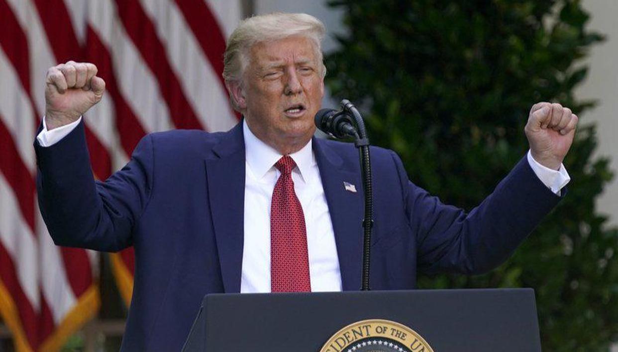 કોરોના સંકટ વચ્ચે ડોનાલ્ડ ટ્રમ્પનું ટ્વીટ,કોરોનાની રસીને લઇને સારા સમાચાર 5 gp1p7dfl3ksdn6ye 1594799678