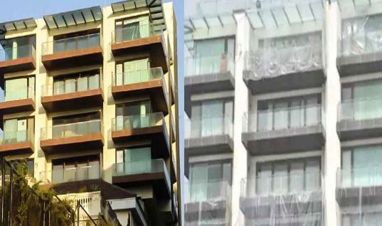 બોલિવુડના આ સુપર સ્ટારે પોતાના ઘરને પ્લાસ્ટિકથી કરી લીધું કવર, જાણો શું છે કારણ !! 4 n n t nrtnmynmbjryjty