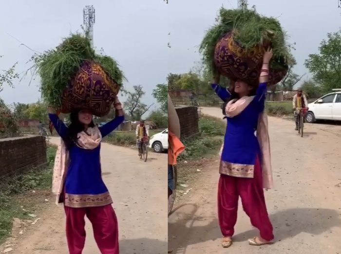 સારા અલી ખાન તેના માથા પર ઘાસનો ભાર લઈને બિહારની ગલીઓમાં ફરતી જોવા મળી હતી. જુઓ આ ફોટાઓ. 3 actress sara ali khan 888 700x521 1