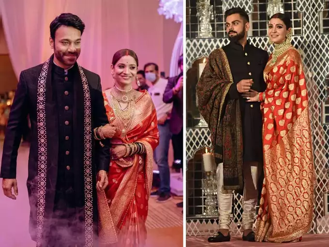 અનુષ્કા શર્મા જેવો રિસેપ્શન લૂક અપનાવીને અંકિતા લોખંડેએ સૌના મન મોહી લીધા, પતિ વિકી પણ આંખો હટાવી શક્યો નહીં. 4 ankita lokhande 02 01 2022 2