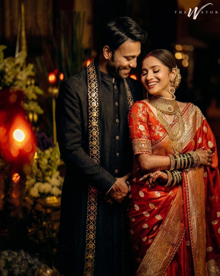 અનુષ્કા શર્મા જેવો રિસેપ્શન લૂક અપનાવીને અંકિતા લોખંડેએ સૌના મન મોહી લીધા, પતિ વિકી પણ આંખો હટાવી શક્યો નહીં. 7 ankita lokhande 02 01 2022 5 768x960 1