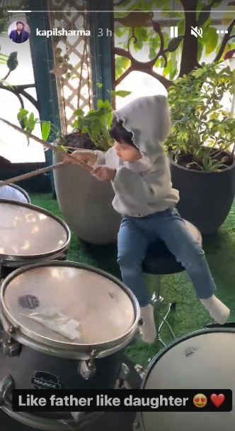 જેવો બાપ, એવી દીકરી' કપિલ શર્માની દીકરી અનાયરા થઈ વાઈરલ, ટેલેન્ટ જોઈને ચાહકો ચોકી ગયા. 5 kapil sharma anayra 4
