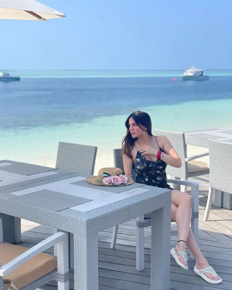 ટીવી સીરિયલ કુંડળી ભાગ્યની પ્રીતા તેના પતિ સાથે હનીમૂન માટે માલદીવ પહોંચી. 5 shardha aarya 01 01 2021 7 768x960 1