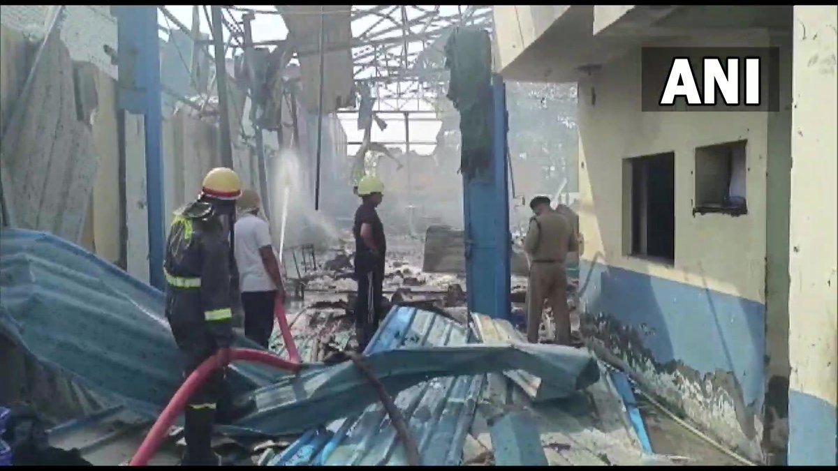 8 workers killed in a horrific blast at a fireworks factory in UP Ghelna
