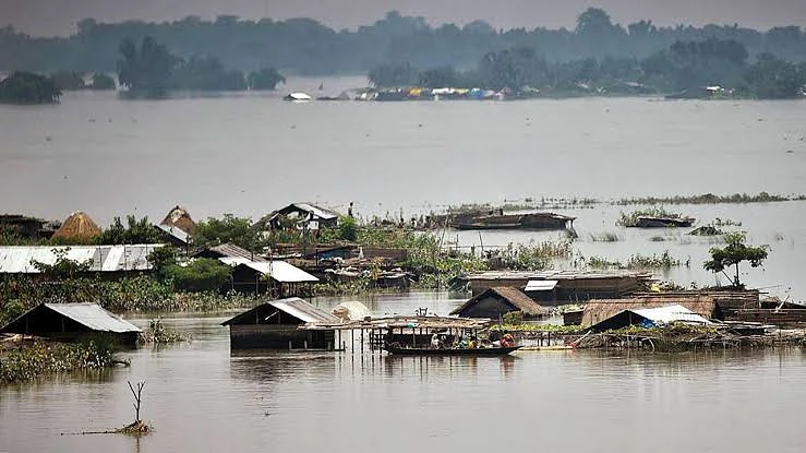 54 killed in Assam floods Floods affected 1.8 million people