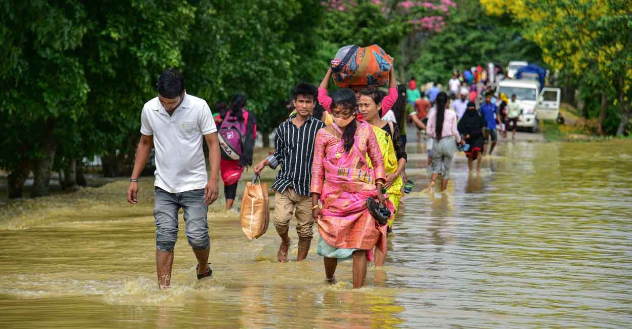54 killed in Assam floods Floods affected 1.8 million people