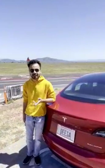 ગુજરાતી હો બાકી! 'DEESA' લખેલી કાર ફરશે કેલિફોર્નિયાના રસ્તાઓ પર 2 Gujarati Ho Baki! Cars with 'DEESA' written on them will run on the roads of California