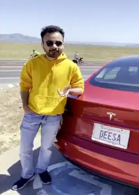ગુજરાતી હો બાકી! 'DEESA' લખેલી કાર ફરશે કેલિફોર્નિયાના રસ્તાઓ પર 4 Gujarati Ho Baki! Cars with 'DEESA' written on them will run on the roads of California