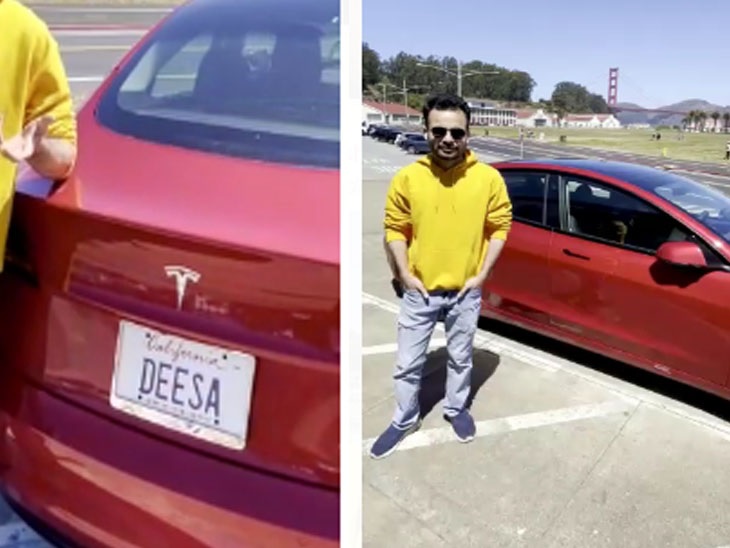 Gujarati Ho Baki! Cars with 'DEESA' written on them will run on the roads of California