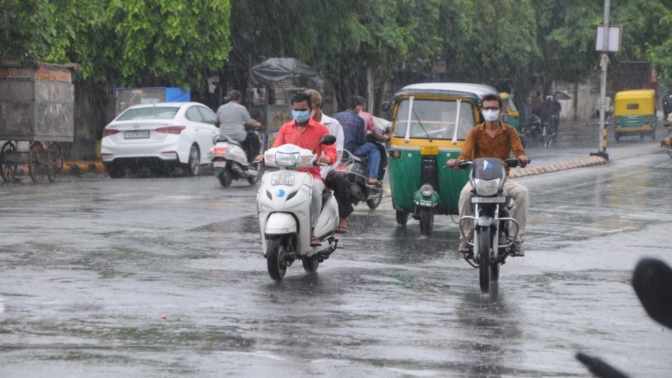 Meghmaher remained in Saurashtra even today! The area received rain