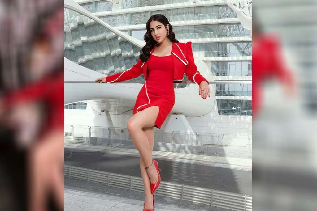 Sara shared glamorous photos in red dress! Fans went crazy looking at the photos