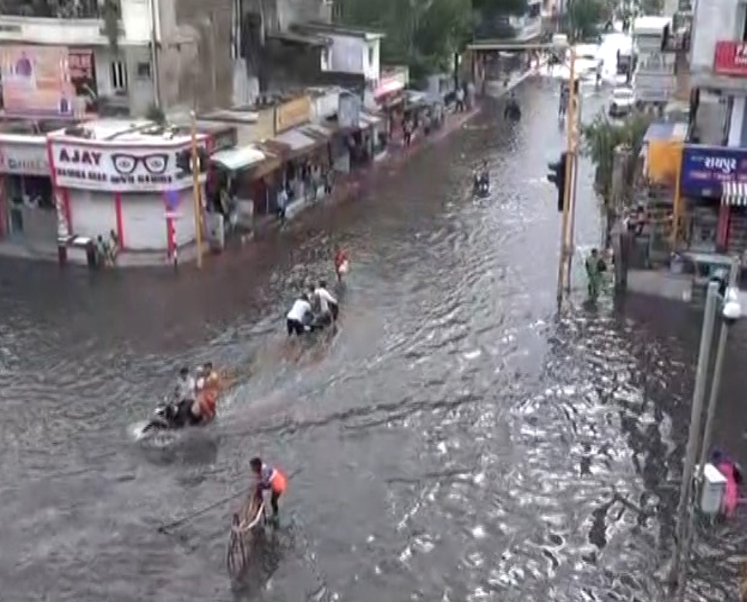 Wherever you look in Ahmedabad, "Panipani", torrential rains have made the city miserable