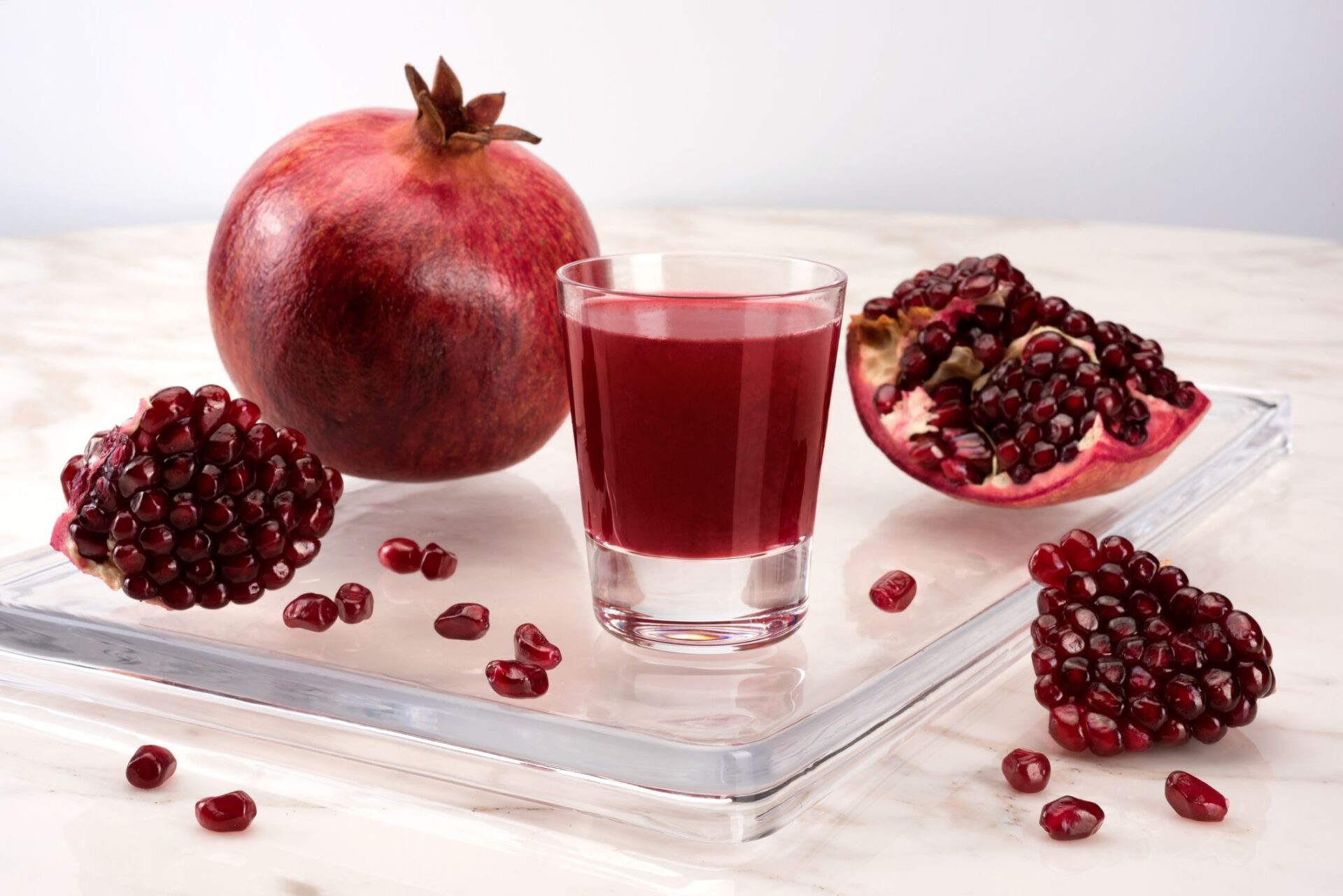 Pomegranate juice is very beneficial! Men should consume one glass per day