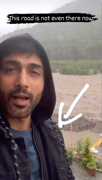 મનાલીમાં ભારે વરસાદમાં ફસાયેલા ટીવી એક્ટરે સ્કૂલમાં આશરો લીધો, કહ્યું- ‘હું સુરક્ષિત છું પરંતુ સ્થિતિ ઘણી ડરામણી છે’ 2 મનાલીમાં ભારે વરસાદમાં ફસાયેલા ટીવી એક્ટરે સ્કૂલમાં આશરો લીધો કહ્યું