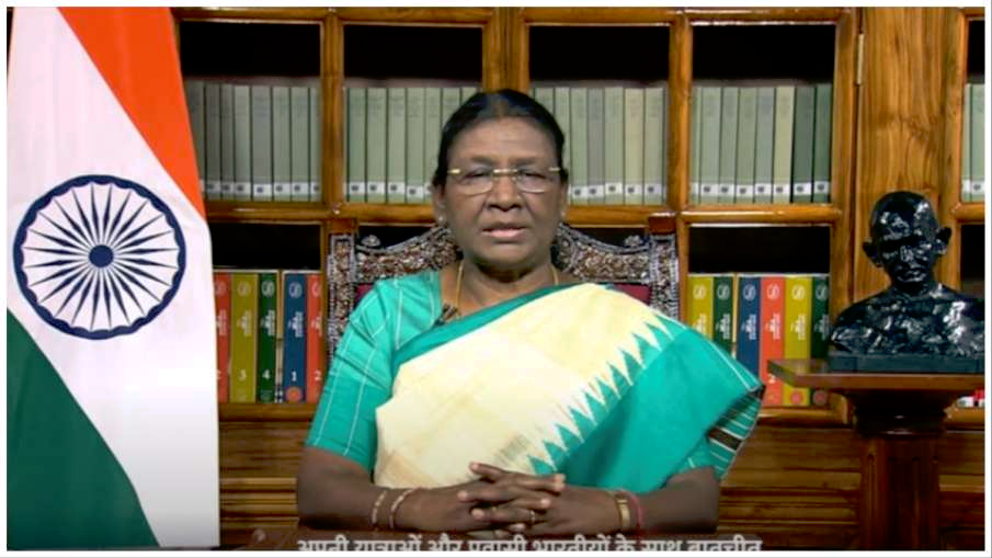 રાષ્ટ્રપતિ દ્રૌપદી મુર્મુએ દેશને સંબોધન કર્યું, કહ્યું- ગાંધીજીએ દેશની આત્માને જાગૃત કરી 2 રાષ્ટ્રપતિ દ્રૌપદી મુર્મુએ દેશને સંબોધન કર્યું કહ્યું ગાંધીજીએ દેશની આત્માને