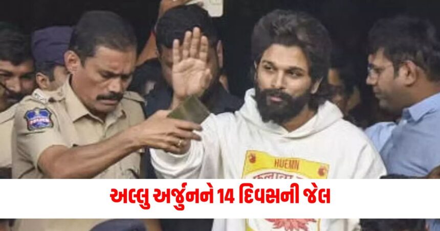 પુષ્પાને થઇ જેલ! સુપરસ્ટાર અલ્લુ અર્જુનને 14 દિવસની જેલ, જ્યુડિશિયલ કસ્ટડીમાં મોકલવામાં આવ્યો 1 1