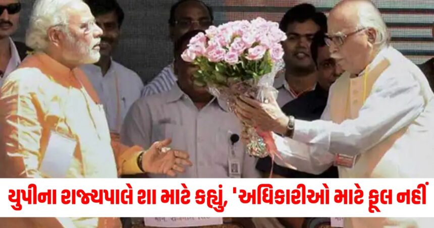 યુપીના રાજ્યપાલે શા માટે કહ્યું, 'અધિકારીઓ માટે ફૂલ નહીં, ફળ લાડુ લઈને આવો'? 1 Gujju Media Feature Photo 7