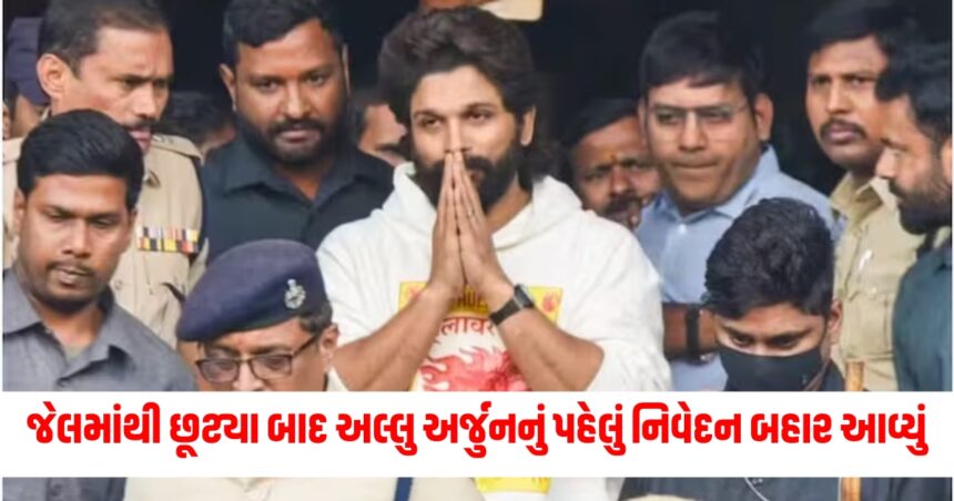 જેલમાંથી છૂટ્યા બાદ અલ્લુ અર્જુનનું પહેલું નિવેદન બહાર આવ્યું, પરિવારને મળ્યો, ઈમોશનલ વીડિયો થયો વાયરલ 1 arjun