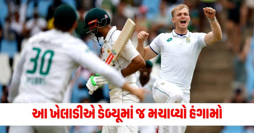 sa vs pak corbin bosch becomes the first south african to achieve the remarkable feat of a four wicket haul and a 50 score on test debut