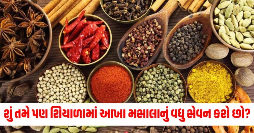 શું તમે પણ શિયાળામાં આખા મસાલાનું વધુ સેવન કરો છો? સાવચેત રહો! શરીરને પહોંચાડી શકે છે નુકસાન 1 eating too much spices in winter cause digestive problems allergies and high blood pressure