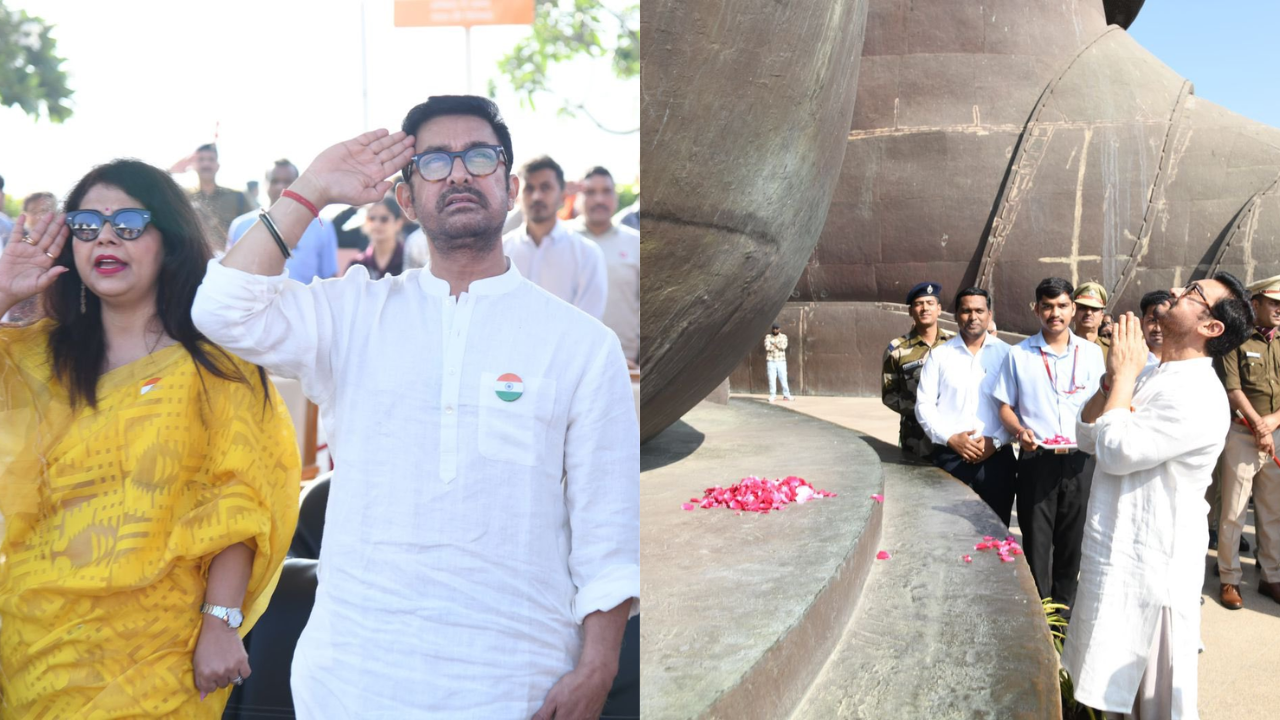 આમિર ખાને સ્ટેચ્યુ ઓફ યુનિટીની મુલાકાત લીધી, સ્વતંત્રતા સેનાની તરીકે દાદાના વારસાનું સન્માન કર્યું 3 guj2
