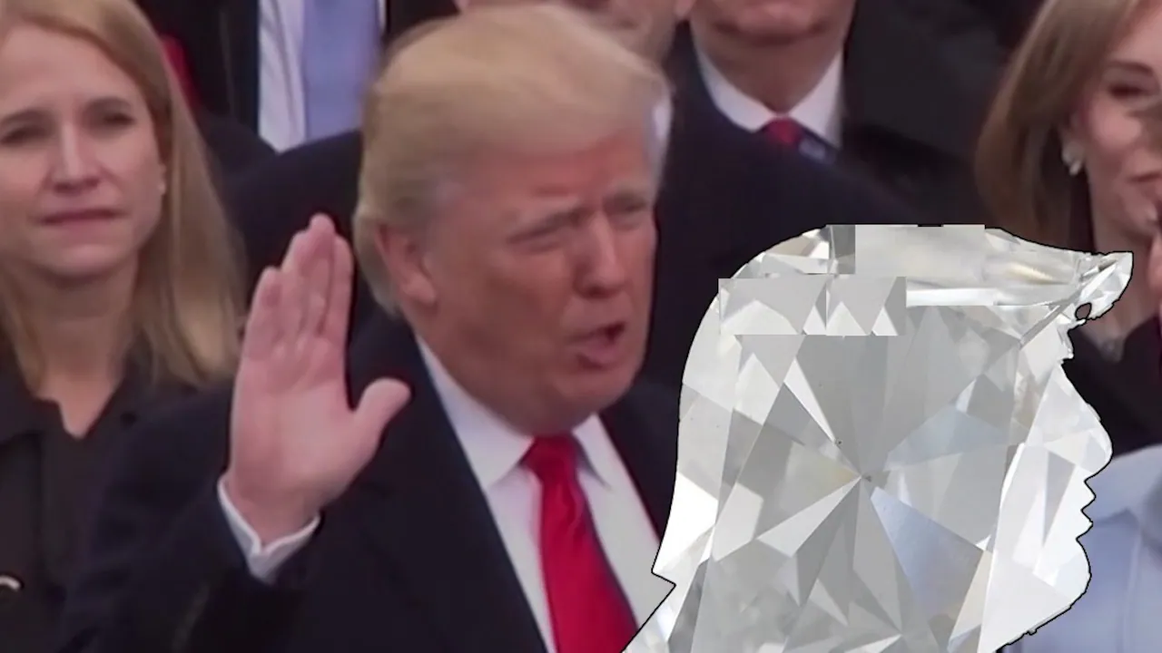 સુરતમાં તૈયાર કરાયું 4.30 કેરેટના લેબગ્રોન ડાયમંડથી બનેલું ડોનાલ્ડ ટ્રમ્પનું પોટ્રેટ, જાણો કેટલી હશે કિંમત 2 trump3