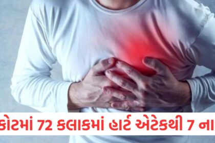 Seven people died of heart attacks in Rajkot in 72 hours people are scared by the increasing numbers1