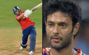 ind vs eng shivam dube answers impact player criticism with first ball wicket of phil salt in mumbaiew