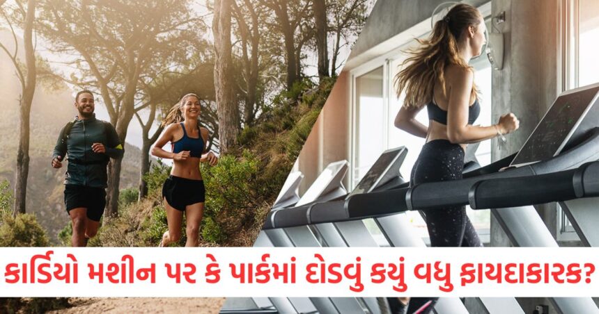 કાર્ડિયો મશીન પર દોડવું કે પાર્કમાં દોડવું, જાણો સ્વાસ્થ્ય માટે કયું વધુ ફાયદાકારક છે 1 running in a park is considered more beneficial for health than running on a cardio machine