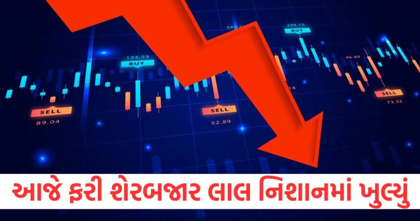 આજે ફરી શેરબજાર લાલ નિશાનમાં ખુલ્યું, આ શેરોમાં મોટા ઉતાર-ચઢાવ સાથે વેપાર શરૂ થયો 1 share market opening 25th february 2025 sensex opens with a loss of 14 points and nifty with a loss of 37 1