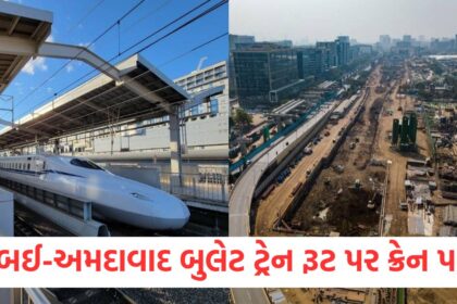 Crane falls on Mumbai Ahmedabad bullet train route accident chaos during work