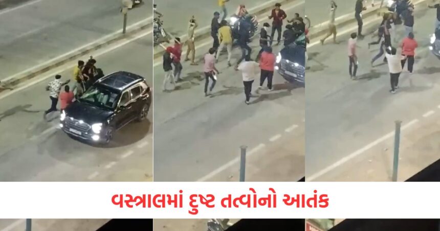 અમદાવાદમાં રસ્તાઓ પર આતંક, લોકો પર ખુલ્લેઆમ હુમલો 1 gujarat miscreants make terror in ahmedabad vastral attacked people on streets 11 arrested