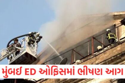 Massive fire breaks out at Mumbai ED office 12 fire brigade vehicles at the spot efforts to extinguish the fire underway B