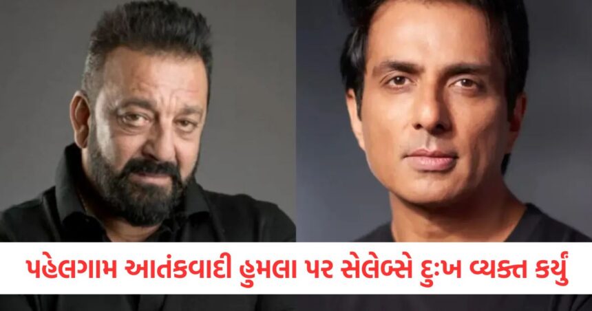 સંજય દત્ત, સોનુ સૂદ સહિત અનેક સેલેબ્સે આતંકવાદી હુમલા પર દુઃખ વ્યક્ત કર્યું, પીએમ મોદીને ન્યાય માટે અપીલ કરી 1 pahalgam terror attack sanjay dutt to sonu sood condemn cowardly act urge pm modi for justice