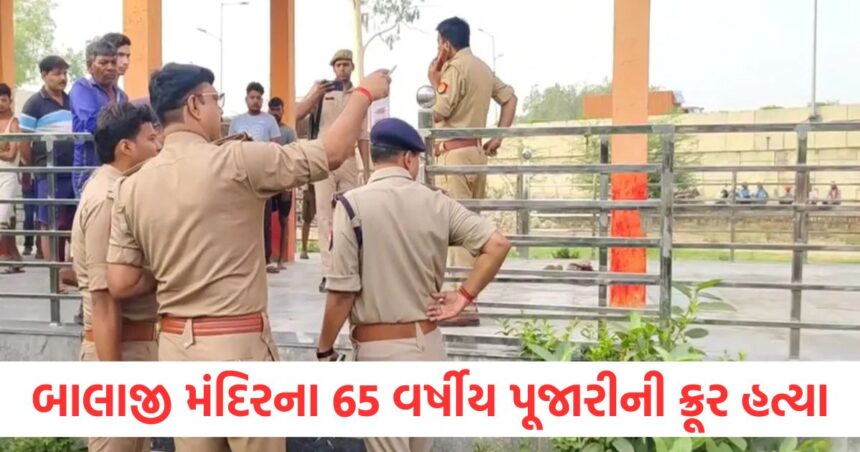 બાલાજી મંદિરના 65 વર્ષીય પૂજારીની ક્રૂર હત્યા, પલંગ પર લોહીથી લથપથ લાશ મળી 1 65 year old priest of Balaji temple brutally murdered blood soaked body found on bed