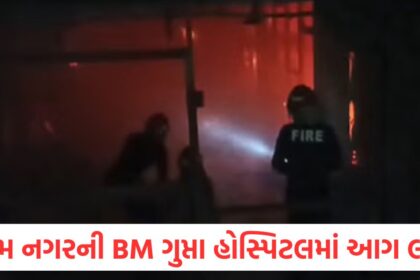 Fire broke out at BM Gupta Hospital in Uttam Nagar fire department brought it under control after a lot of effort