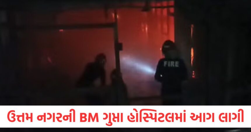 ઉત્તમ નગરની BM ગુપ્તા હોસ્પિટલમાં આગ લાગી, ફાયર વિભાગે ભારે જહેમત બાદ કાબુ મેળવ્યો 1 Fire broke out at BM Gupta Hospital in Uttam Nagar fire department brought it under control after a lot of effort