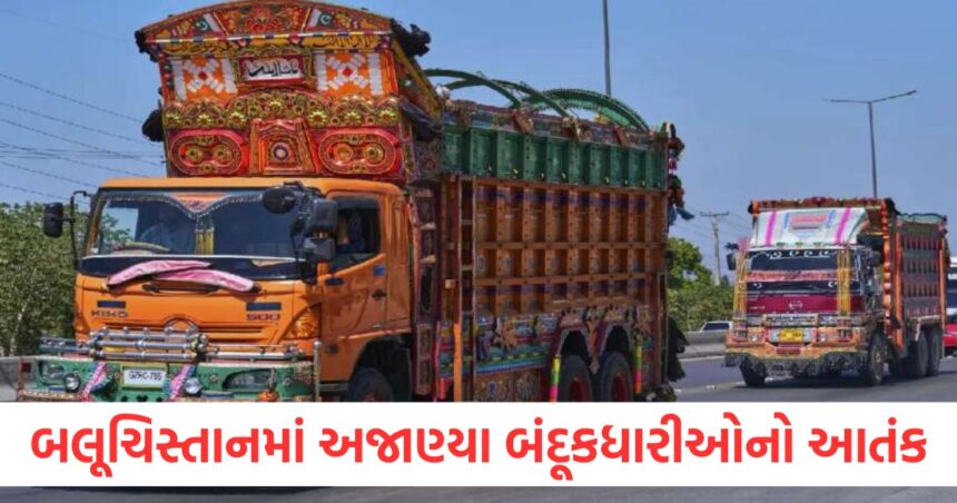 પાકિસ્તાનના બલૂચિસ્તાનમાં અજાણ્યા બંદૂકધારીઓનો આતંક, 4 ટ્રક ડ્રાઈવરની ક્રૂર હત્યા 1 Terror by unknown gunmen in Balochistan Pakistan brutal murder of 4 truck drivers