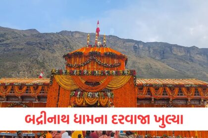 doors of badrinath dham opened for devotees flowers rained from sky