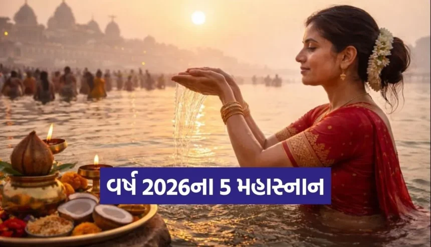 વર્ષ 2026માં ક્યારે છે મોક્ષદાયી 5 પવિત્ર સ્નાન? જાણો તિથિ, શુભ મુહૂર્ત અને ધાર્મિક મહત્વ 1 Copy of Satya web temp 99.jpg.webp