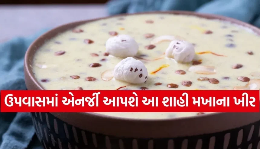 મહાશિવરાત્રિ વ્રતમાં શરીરને ઉર્જાથી ભરપૂર રાખશે આ ‘મખાના ખીર’, નોંધી લો ઝટપટ બનતી આ શાહી રેસીપી 1 1770711762 Copy of Satya web temp 29.jpg.webp