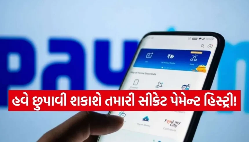 હવે Paytm પર કોઈ નહીં જોઈ શકે તમારી ટ્રાન્ઝેક્શન હિસ્ટ્રી, આ રીતે છુપાવો તમારું સીક્રેટ પેમેન્ટ 1 Copy of Satya web temp 38.jpg.webp