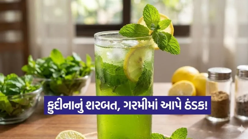 ફુદીનાનું આ સ્પેશિયલ શરબત પીતા જ શરીર થઈ જશે ‘બરફ’ જેવું ઠંડુ 1 1776697784 dharmishtha 1 23.jpg.webp