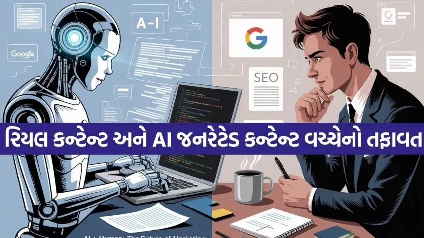 ડિજિટલ દુનિયાનો મોટો પડકાર: રિયલ કન્ટેન્ટ અને AI જનરેટેડ કન્ટેન્ટ વચ્ચેનો તફાવત ઓળખવાની કળા. 1 Ai contant 2204.jpg.webp