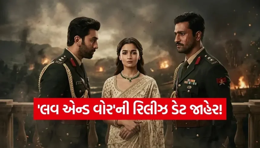 રણબીર-આલિયા અને વિકીની ‘લવ એન્ડ વોર’ની રિલીઝ ડેટ જાહેર, બોક્સ ઓફિસ પર મચશે ધમાલ! 1 Copy of Satya web temp 66.jpg.webp